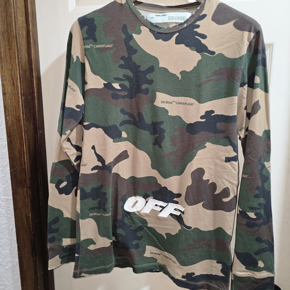 Off-White Main Label Long Sleeve T Shirt
